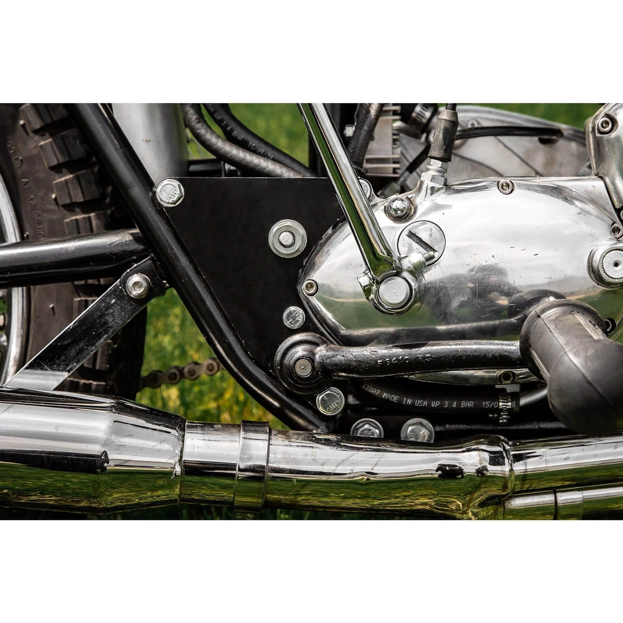 Lowbrow Customs Rear Motor Mount Plates For Triumph Motorcycles - Stock Style - 1963 - 1970 Triumph 5 Lowbrow Customs Rear Motor Mount Plates For Triumph Motorcycles - Stock Style - 1963 - 1970 Triumph - Image 5