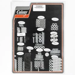 Colony #8313 CAD Complete Stock Hardware Kit - 1979 - 1980 Shovelhead - Cad Plated