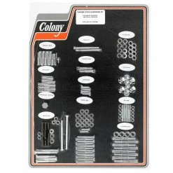 Colony #8317 CHR Complete Stock Hardware Kit - 1967 - 70 XLH And 1970 XLCH - Chrome Plated