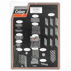 Colony #8304 CHR Complete Stock Hardware Kit - 1937 - 1939 74 & 80 Cast Iron Head - Chrome Plated
