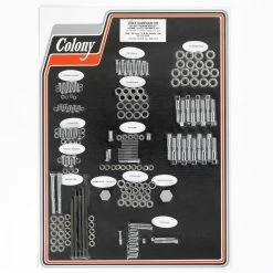 Colony #8305 CHR Complete Stock Hardware Kit - 1940 - 1948 74 & 80 Cast Iron Head - Chrome Plated