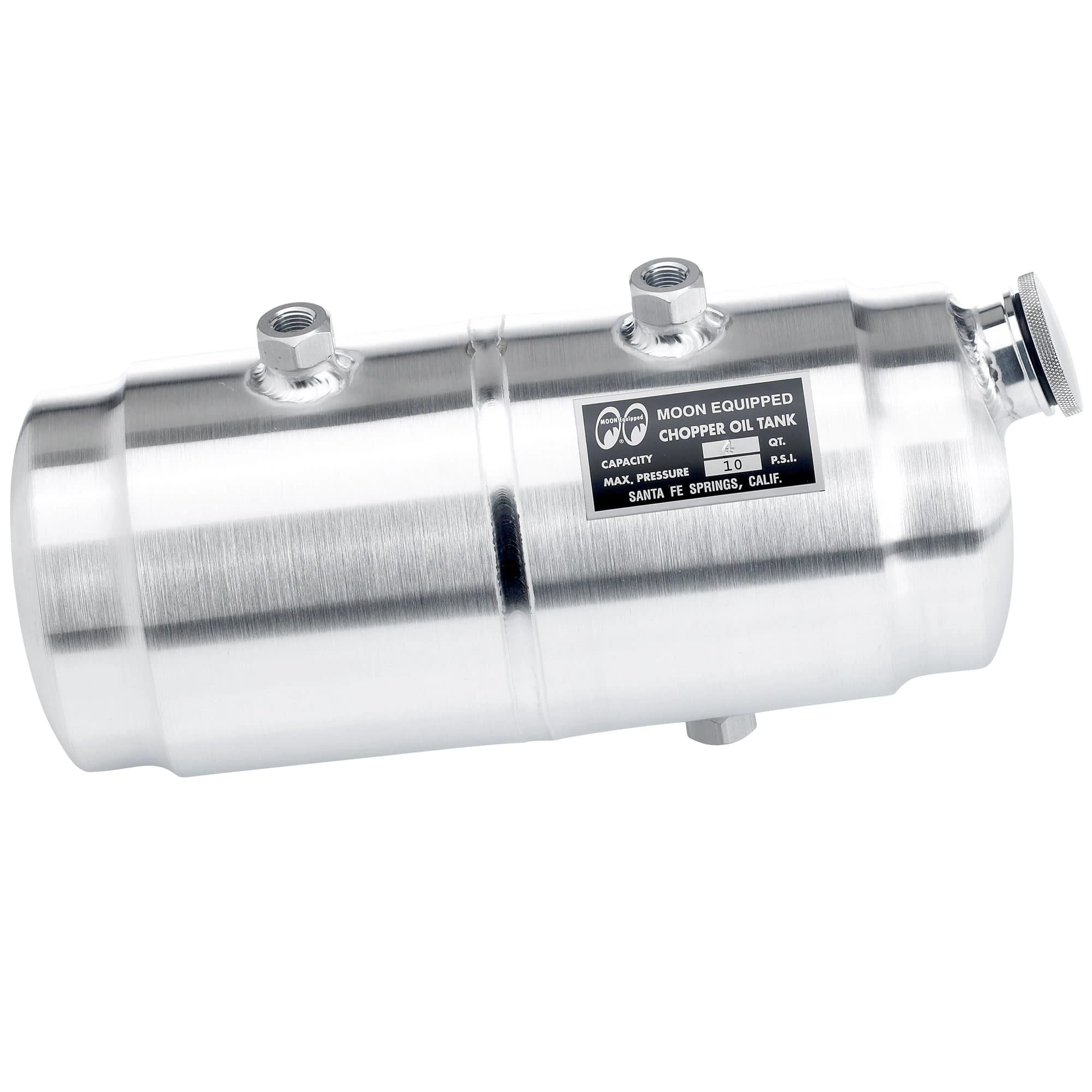 Mooneyes 4 Quart Traditional Chopper Oil Tank For Harley-Davidson Choppers 2 Mooneyes 4 Quart Traditional Chopper Oil Tank For Harley-Davidson Choppers - Image 2