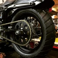 Lowbrow Customs Belt To Chain Conversion Kit Harley Davidson Dyna Twin Cam 2006-2017 - Black Sprocket -Biltwell Shop 004122 belt to chain img 2372 2