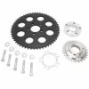 Lowbrow Customs Belt To Chain Conversion Kit Harley Davidson Dyna Twin Cam 2006-2017 - Black Sprocket