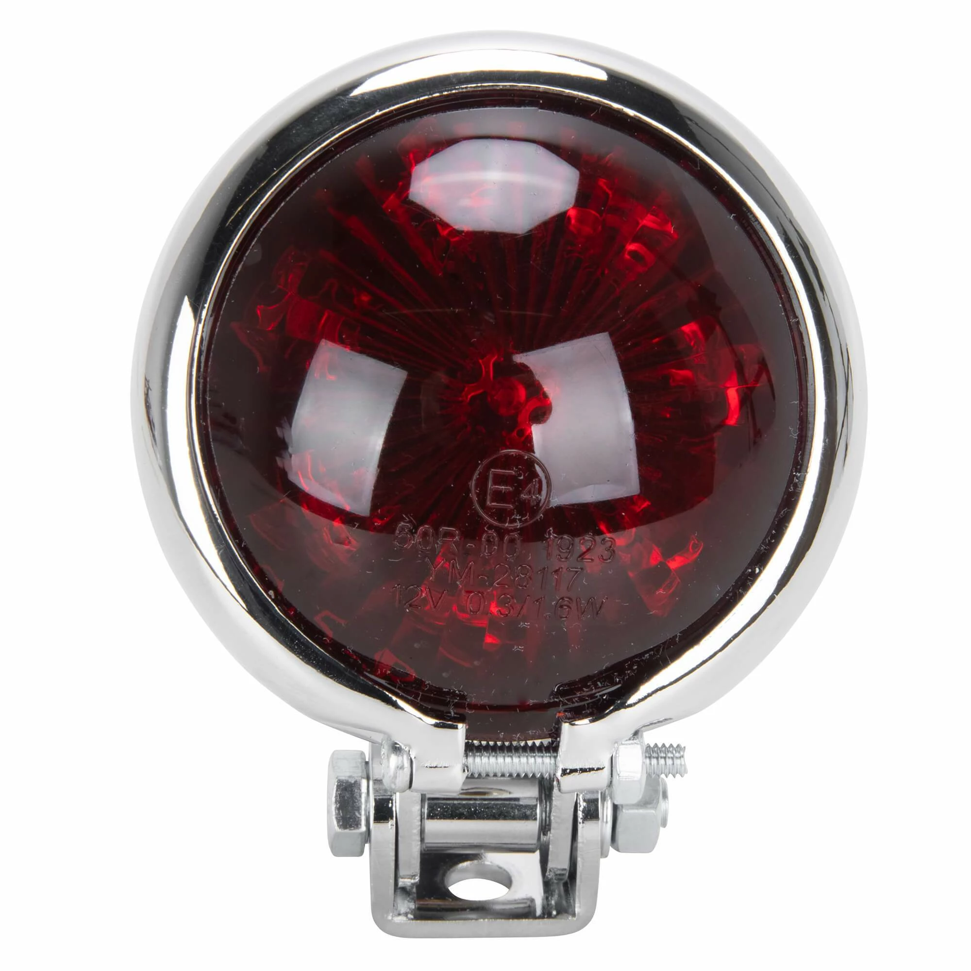 EMGO Bates Style Chrome LED Taillight 2 EMGO Bates Style Chrome LED Taillight - Image 2