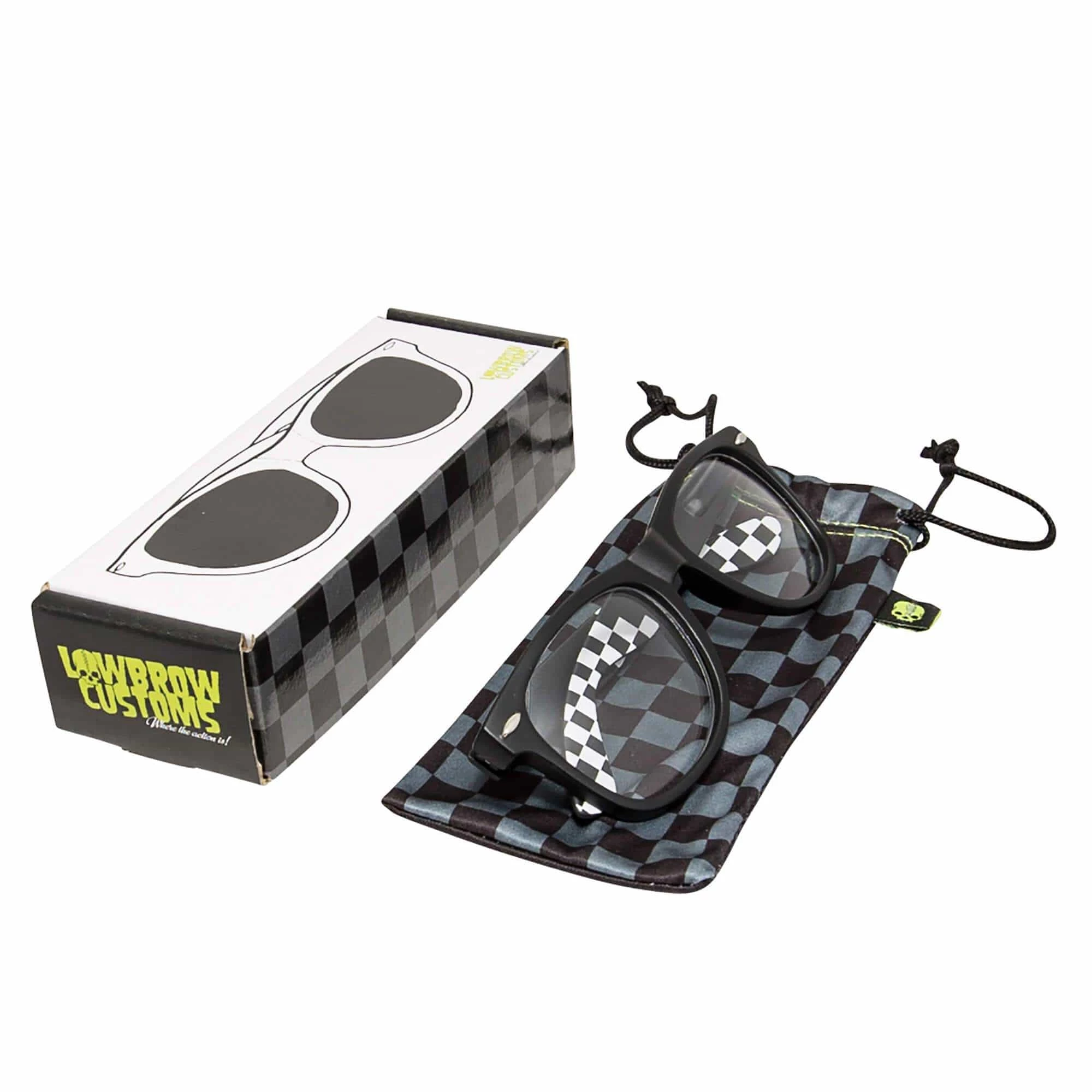 Lowbrow Customs Black Clears Riding Glasses 2 Lowbrow Customs Black Clears Riding Glasses - Image 2