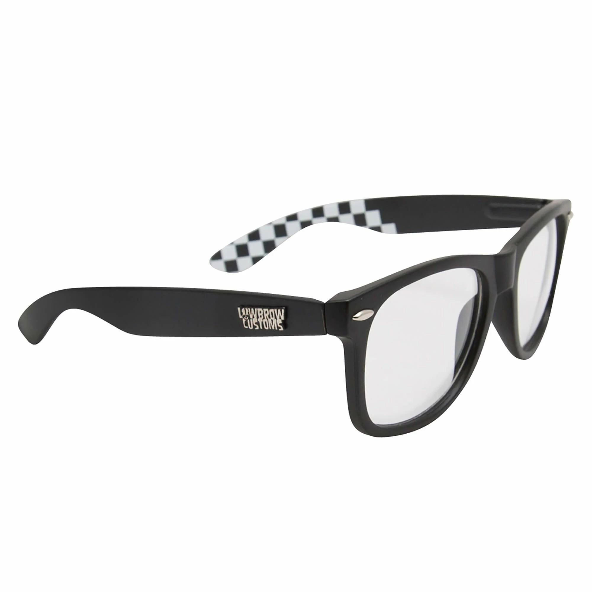 Lowbrow Customs Black Clears Riding Glasses 4 Lowbrow Customs Black Clears Riding Glasses - Image 4