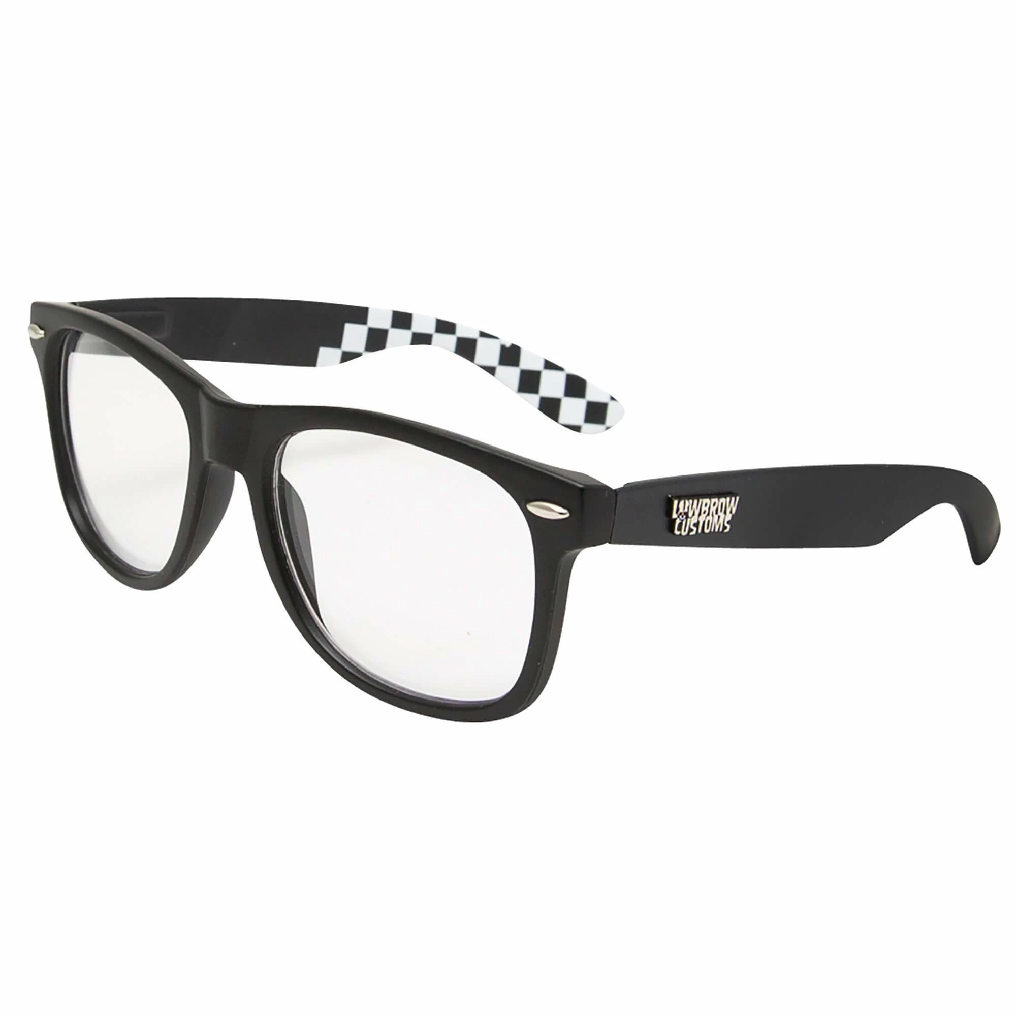 Lowbrow Customs Black Clears Riding Glasses 1 Lowbrow Customs Black Clears Riding Glasses
