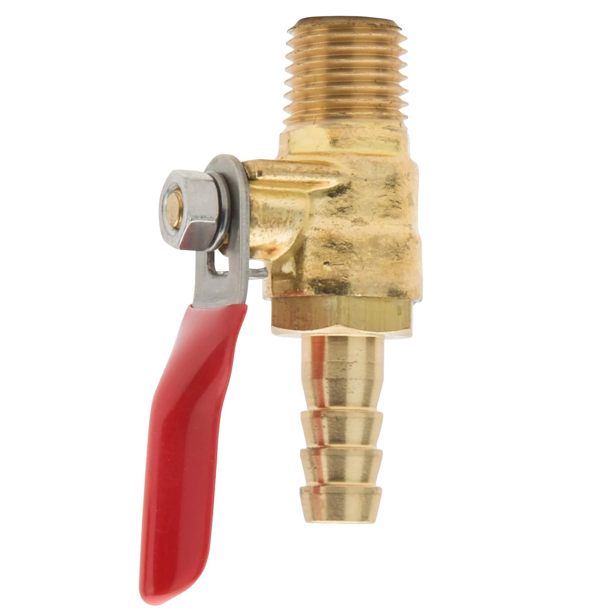 Cycle Standard 1/4 Inch NPT Lever Petcock - Solid Brass 2 Cycle Standard 1/4 Inch NPT Lever Petcock - Solid Brass - Image 2