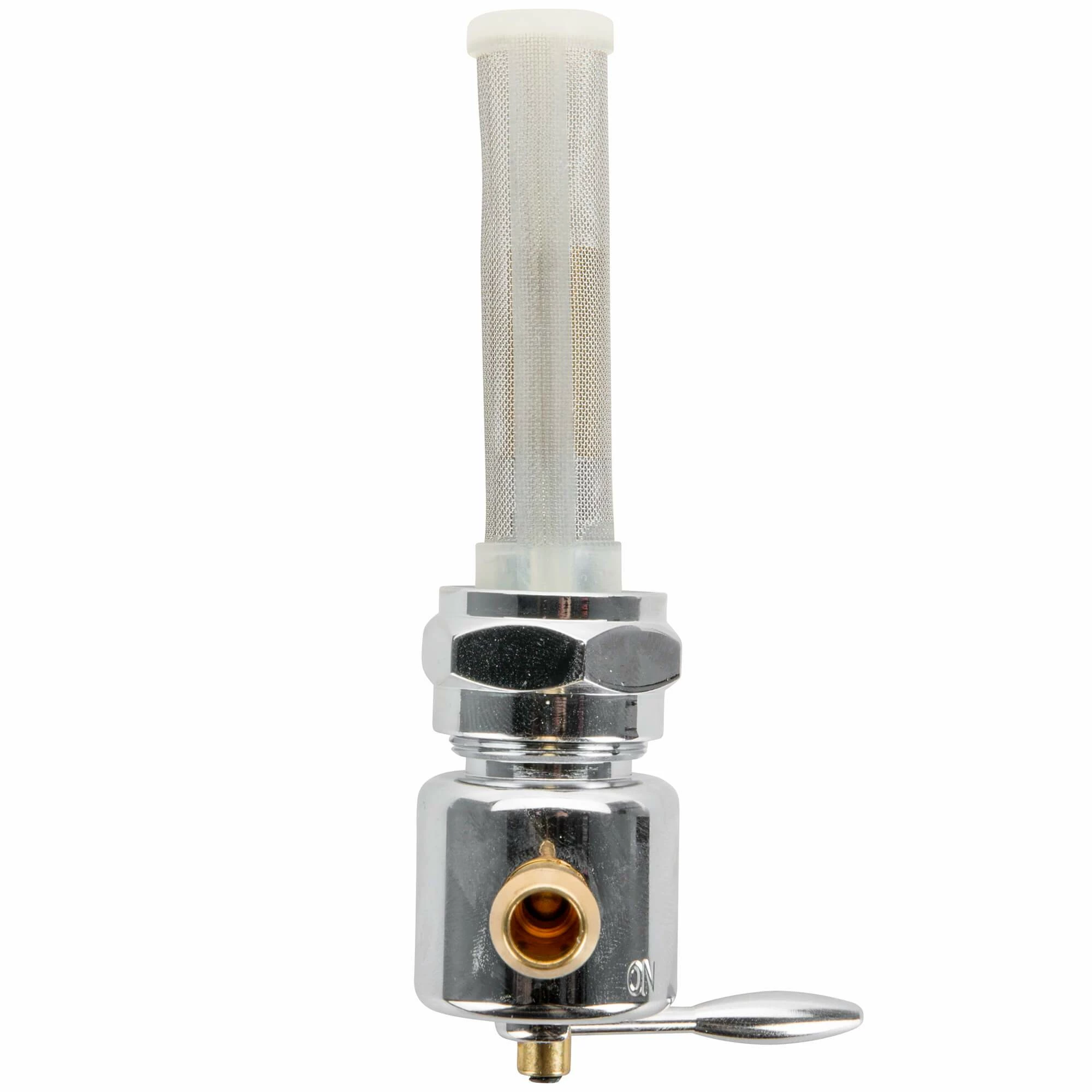 Cycle Standard 22mm Petcock Round Body Chrome Harley-Davidson Style - Left Side Position 2 Cycle Standard 22mm Petcock Round Body Chrome Harley-Davidson Style - Left Side Position - Image 2