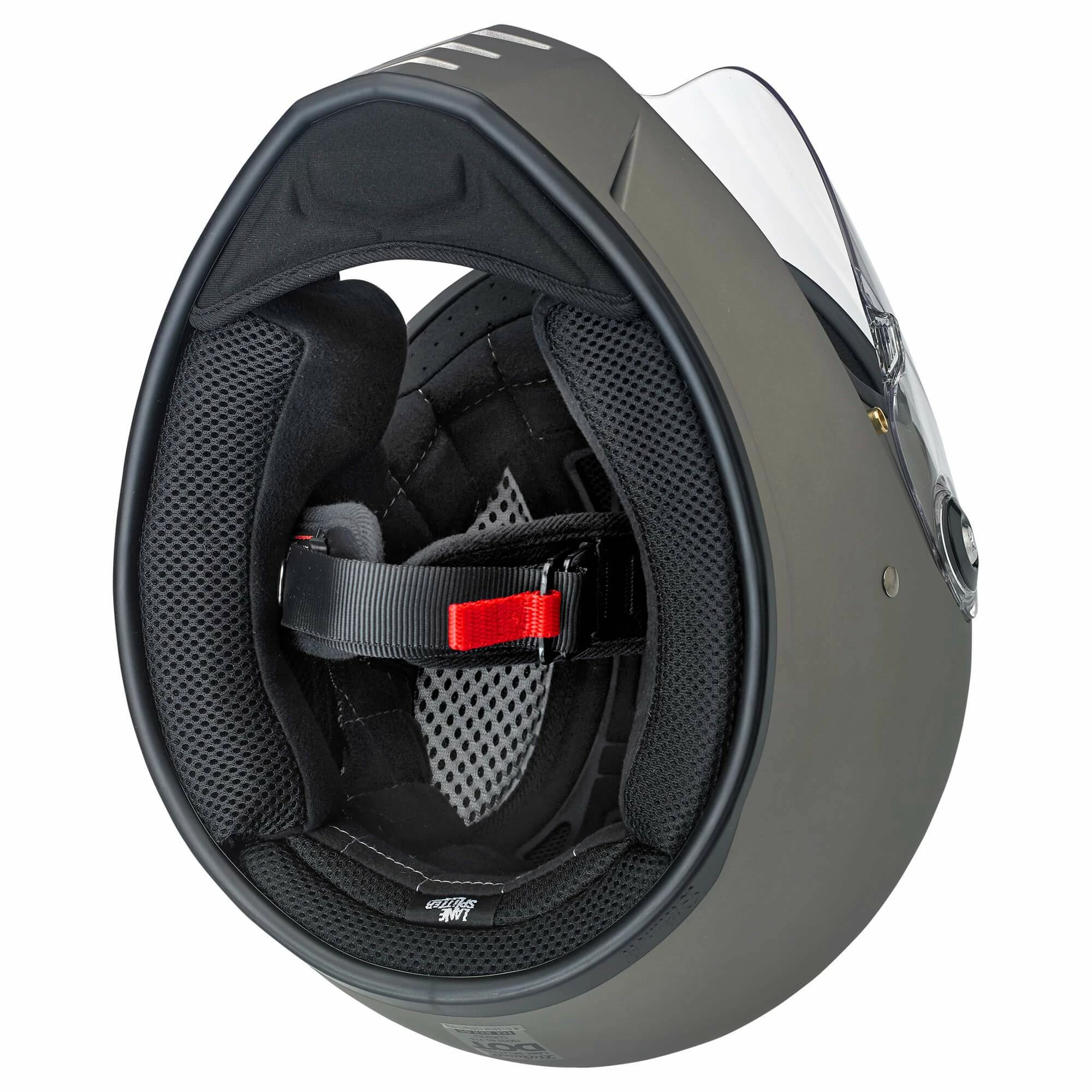 Biltwell Lane Splitter DOT/ECE Approved Full Face Helmet - Flat Titanium 7 Biltwell Lane Splitter DOT/ECE Approved Full Face Helmet - Flat Titanium - Image 7