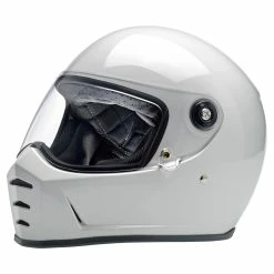 Biltwell Lane Splitter DOT/ECE Approved Full Face Helmet - Gloss White