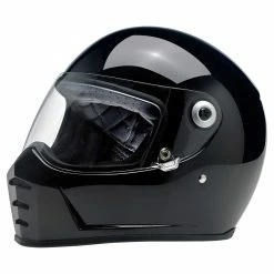 Biltwell Lane Splitter DOT/ECE Approved Full Face Helmet - Gloss Black