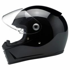 Biltwell Lane Splitter DOT/ECE Approved Full Face Helmet - Gloss Black -Biltwell Shop 006882 biltwell helmet 17 lanesplitter glossblack 03