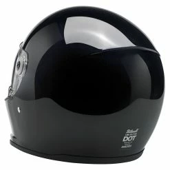 Biltwell Lane Splitter DOT/ECE Approved Full Face Helmet - Gloss Black -Biltwell Shop 006882 biltwell helmet 17 lanesplitter glossblack 05