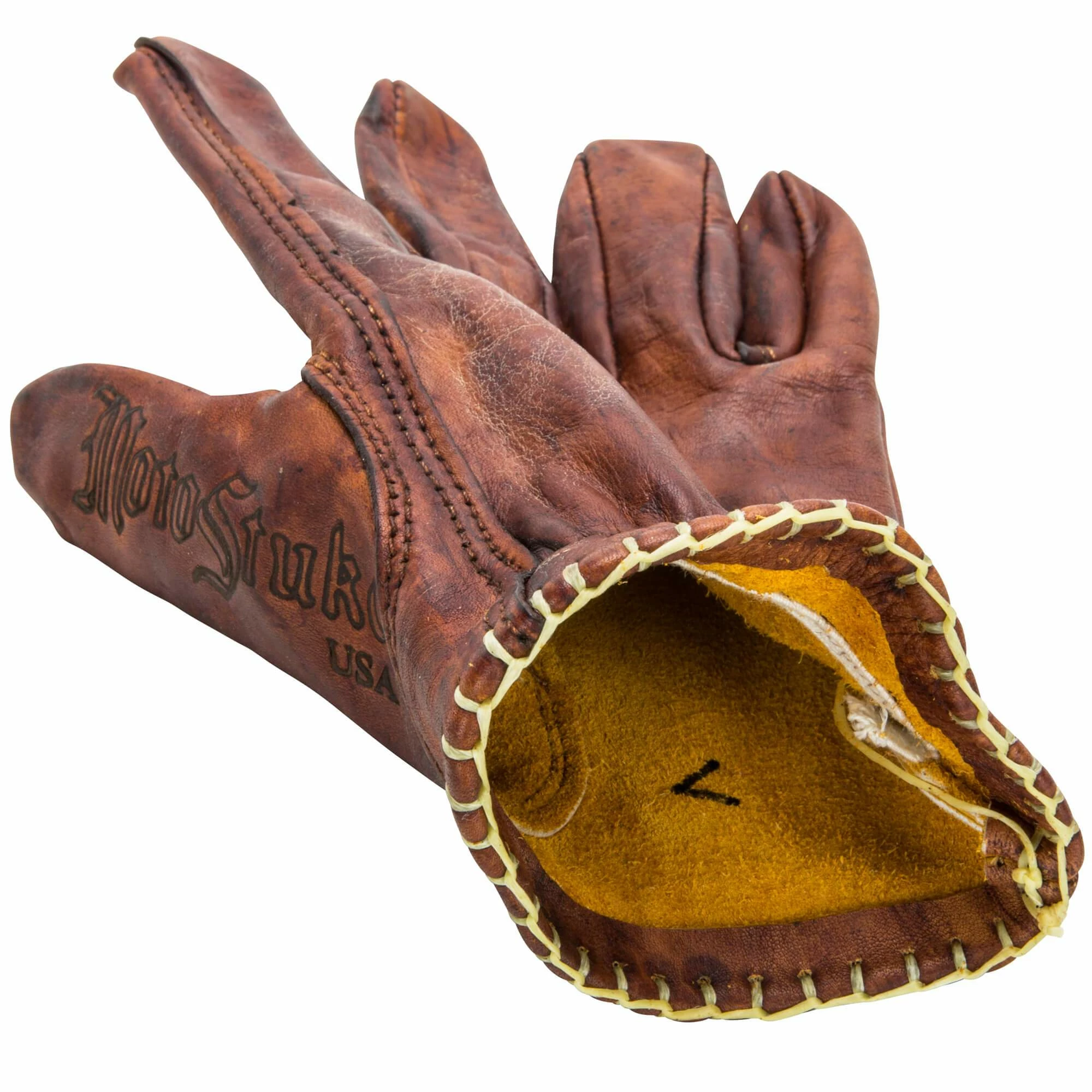 MotoStuka Shanks Gloves - Oak 4 MotoStuka Shanks Gloves - Oak - Image 4
