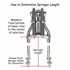 Mid-USA Hardbody Antique Style Springer Front End - 6 Inch Over Length - Chrome -Biltwell Shop 0071837 hardbody antique style springer chrome 20 a9b09be2 d912 4f12 b634 043ef0b69afb