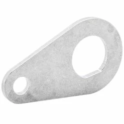 Lowbrow Customs Bolt On 13/16 Inch Ignition Switch Mounting Tab / Bracket - Tumbled Stainless