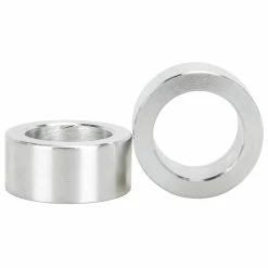 Lowbrow Customs 3/4 Inch ID X 1/2 Inch Long Aluminum Motorcycle Wheel Axle Spacers - Pair -Biltwell Shop 008301 lowbrow customs 3 4x1 2 aluminum wheel axle spacers 3