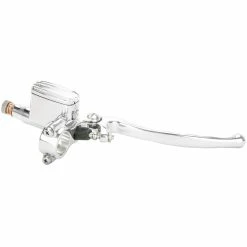 Kustom Tech Seventies 1 Inch Master Cylinder - Polished Aluminum -Biltwell Shop 008330 kustom tech seventies 1 inch master cylinder aluminum 1