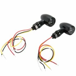 Cycle Standard Paradox Red/Amber LED Tail Light / Turn Signals - Smoke Lens - Black