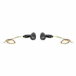 Cycle Standard Paradox Red/Amber LED Tail Light / Turn Signals - Smoke Lens - Black -Biltwell Shop 008831 cycle standard black paradox red amber led tail light indicator smoke lens pair 2 1