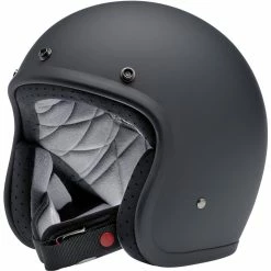 Biltwell Bonanza Helmet DOT Approved Helmet - Flat Black