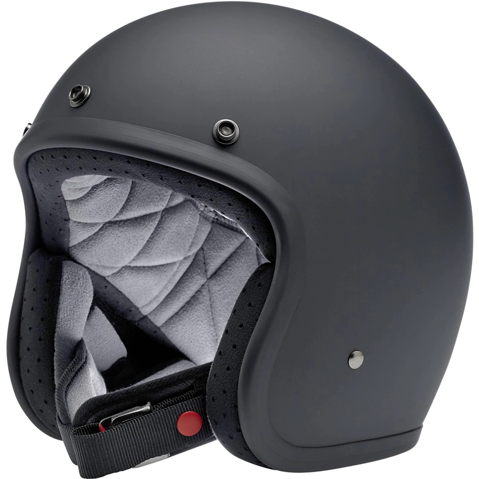 Biltwell Bonanza Helmet DOT Approved Helmet - Flat Black 1 Biltwell Bonanza Helmet DOT Approved Helmet - Flat Black