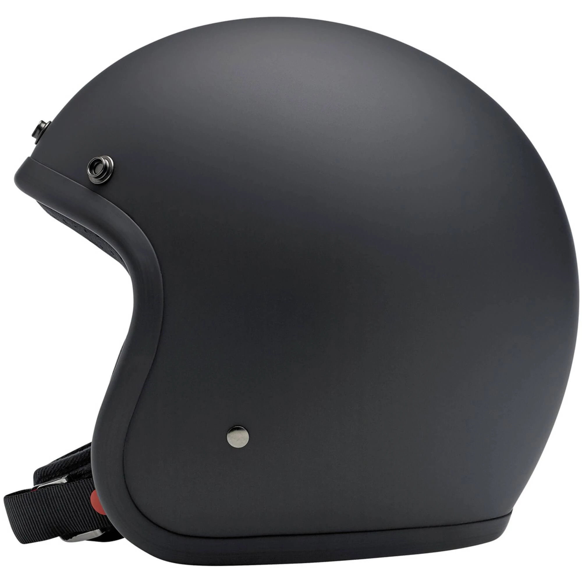 Biltwell Bonanza Helmet DOT Approved Helmet - Flat Black 5 Biltwell Bonanza Helmet DOT Approved Helmet - Flat Black - Image 5