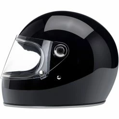 Biltwell Gringo S DOT/ECE Approved Full Face Helmet - Gloss Black -Biltwell Shop 009099 BiltwellGringoSDOT ECEApprovedFullFaceHelmet GlossBlack web3