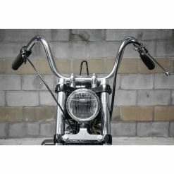 Cycle Standard Mini Ape Hanger Handlebars - 1 Inch - 9 Inch Rise - Chrome -Biltwell Shop 009250 cycle standard mini apehanger handlebars 1 in 9in rise chrome 4