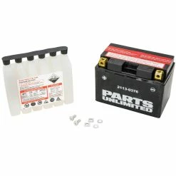 Parts Unlimited AGM YTZ-12S Maintenance Free Battery - For Electric Start Motorcycles 6 Parts Unlimited AGM YTZ-12S Maintenance Free Battery - For Electric Start Motorcycles -Biltwell Shop 009341 agm maintenance free battery for electric start motorcycles 6884