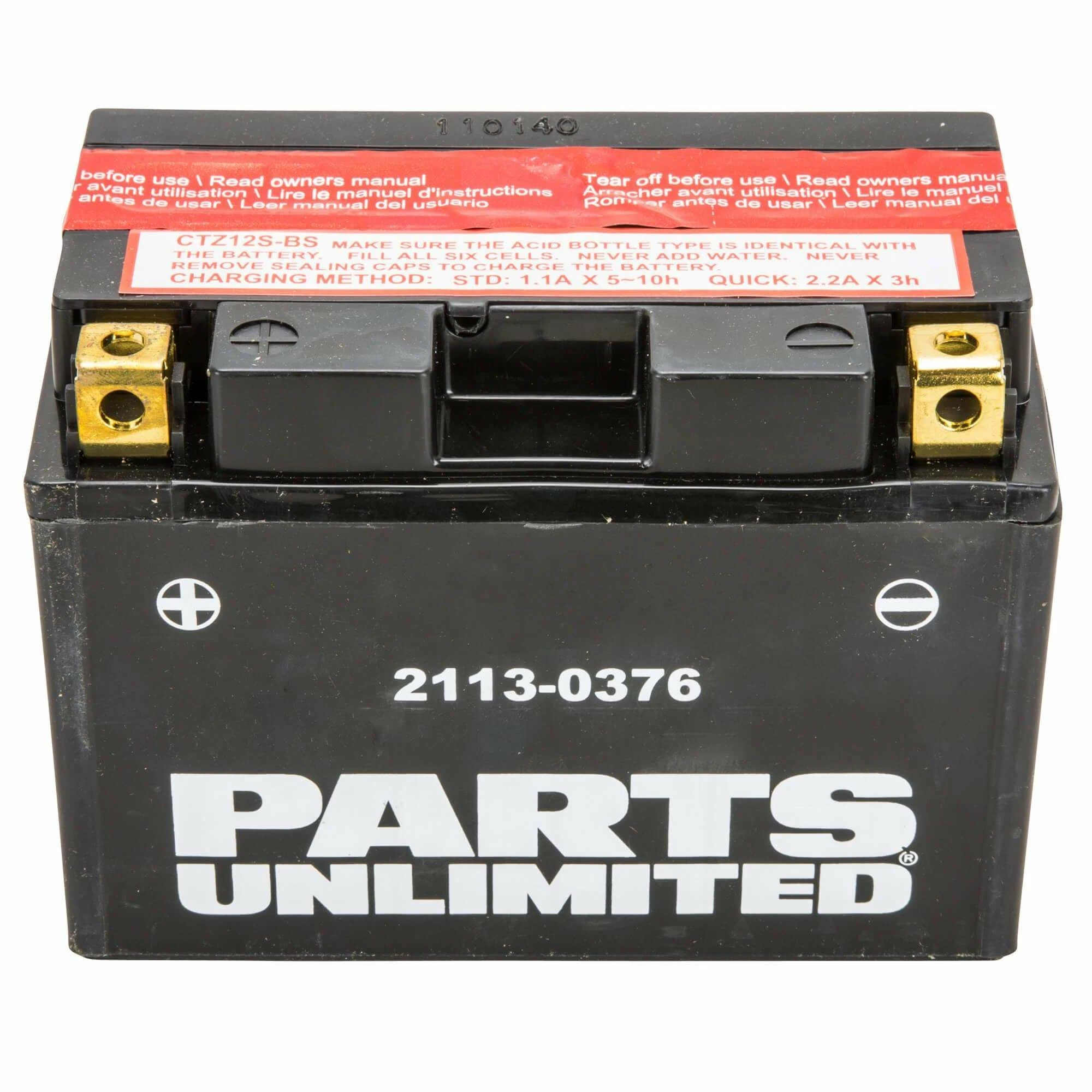 Parts Unlimited AGM YTZ-12S Maintenance Free Battery - For Electric Start Motorcycles 2 Parts Unlimited AGM YTZ-12S Maintenance Free Battery - For Electric Start Motorcycles - Image 2