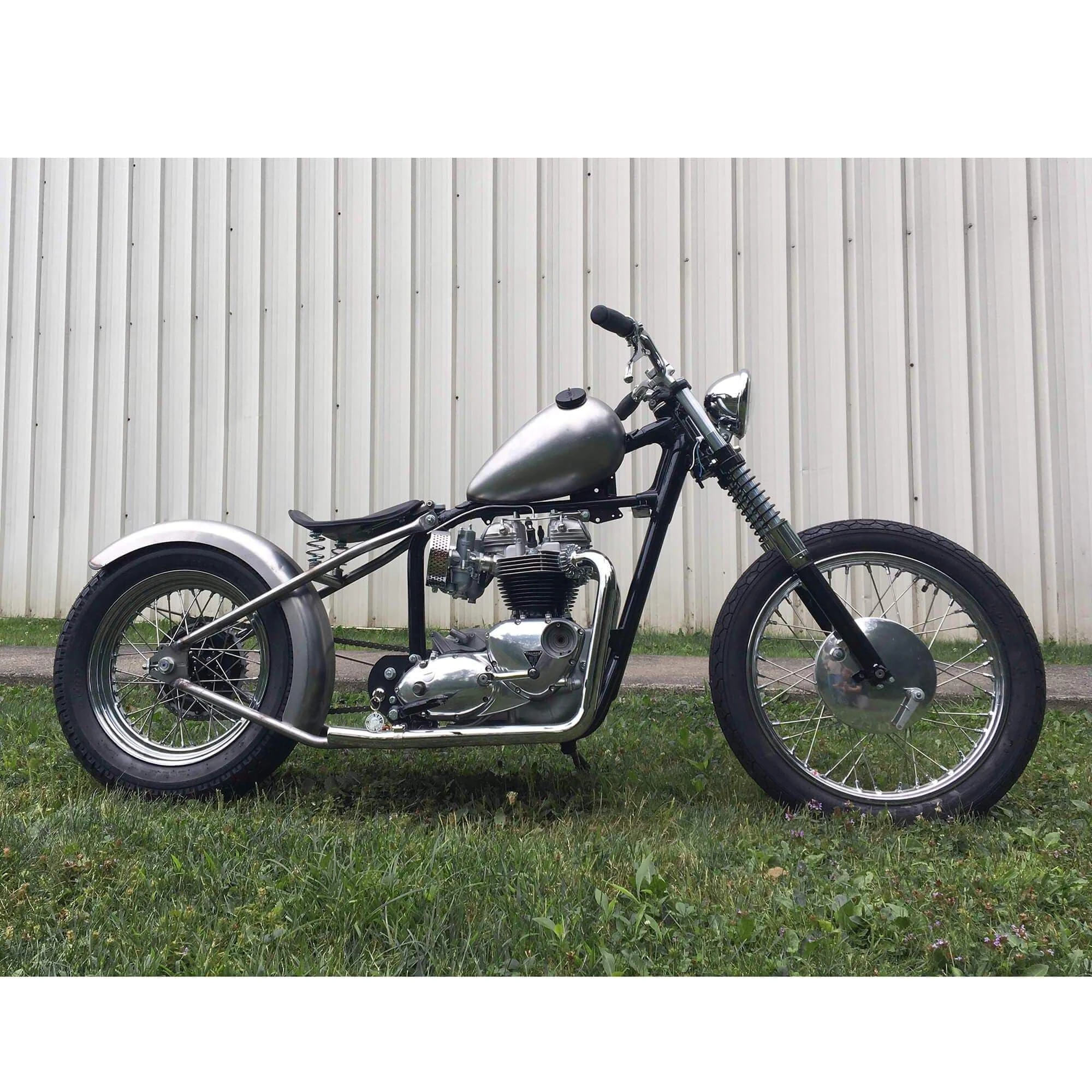 Lowbrow Customs Ovate Axed Gas Tank - Super Narrow - 1.6 Gallon 12 Lowbrow Customs Ovate Axed Gas Tank - Super Narrow - 1.6 Gallon - Image 12