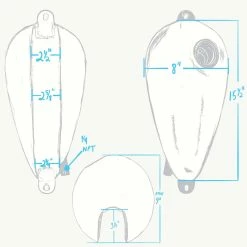 Lowbrow Customs Ovate Axed Gas Tank - Super Narrow - 1.6 Gallon 23 Lowbrow Customs Ovate Axed Gas Tank - Super Narrow - 1.6 Gallon -Biltwell Shop 009386 lowbrow customs ovate gas tank specs