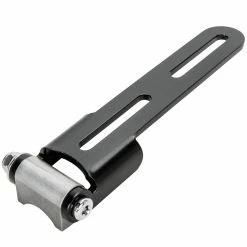 Lowbrow Customs Black Steel Solo Seat Hinge / Pivot Bracket - Weld-On