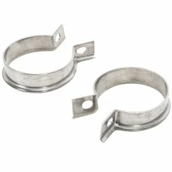Gasbox Exhaust Port Clamps 1952-1971 Harley-Davidson K And Sportster XL Models - Stainless Steel OEM # 65519-52