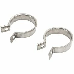 Gasbox Exhaust Port Clamps 1952-1971 Harley-Davidson K And Sportster XL Models - Stainless Steel OEM # 65519-52 -Biltwell Shop 009608 gasbox exhaust port clamps 52 71 harley davidson k sportster xl models stainless steel 4