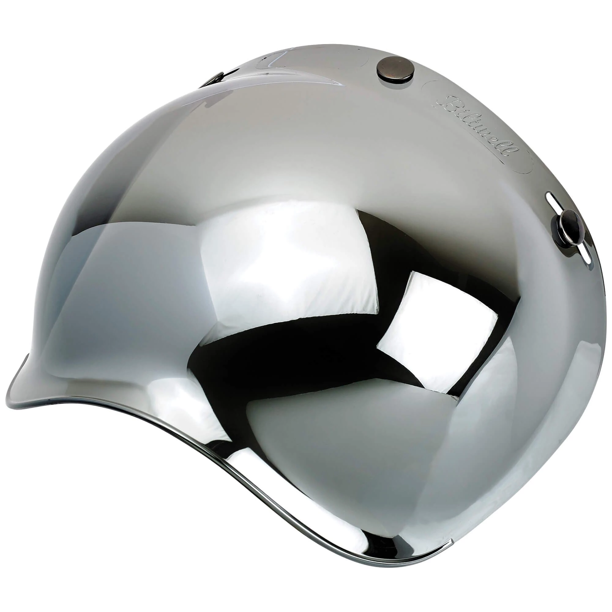 Biltwell Anti-Fog Bubble Shield - Chrome Mirror 1 Biltwell Anti-Fog Bubble Shield - Chrome Mirror
