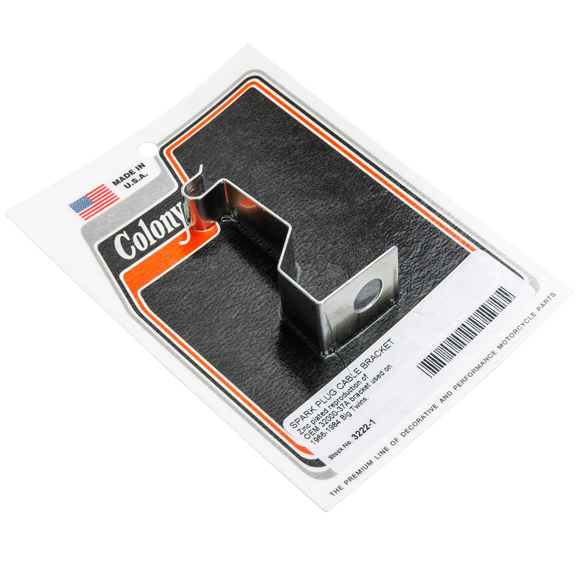 Colony #3222-1 Spark Plug Cable Bracket 1966 - 1984 Harley-Davidson Big Twins OEM 32000-37A 1 Colony #3222-1 Spark Plug Cable Bracket 1966 - 1984 Harley-Davidson Big Twins OEM 32000-37A