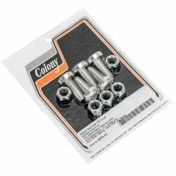 Colony #3270-10 Rear Rotor To Hub Screw And Nut Kit 1992 - Up Harley-Davidson XL FLT Softail Dyna Glide