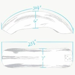 Cycle Standard Bobbed Undrilled Rear Fender - 1989-2003 Harley Davidson Sportster XL Models 10 Cycle Standard Bobbed Undrilled Rear Fender - 1989-2003 Harley Davidson Sportster XL Models -Biltwell Shop 009911 cycle standard raw bobbed rear fender xl 89 03 6.50in wide specs
