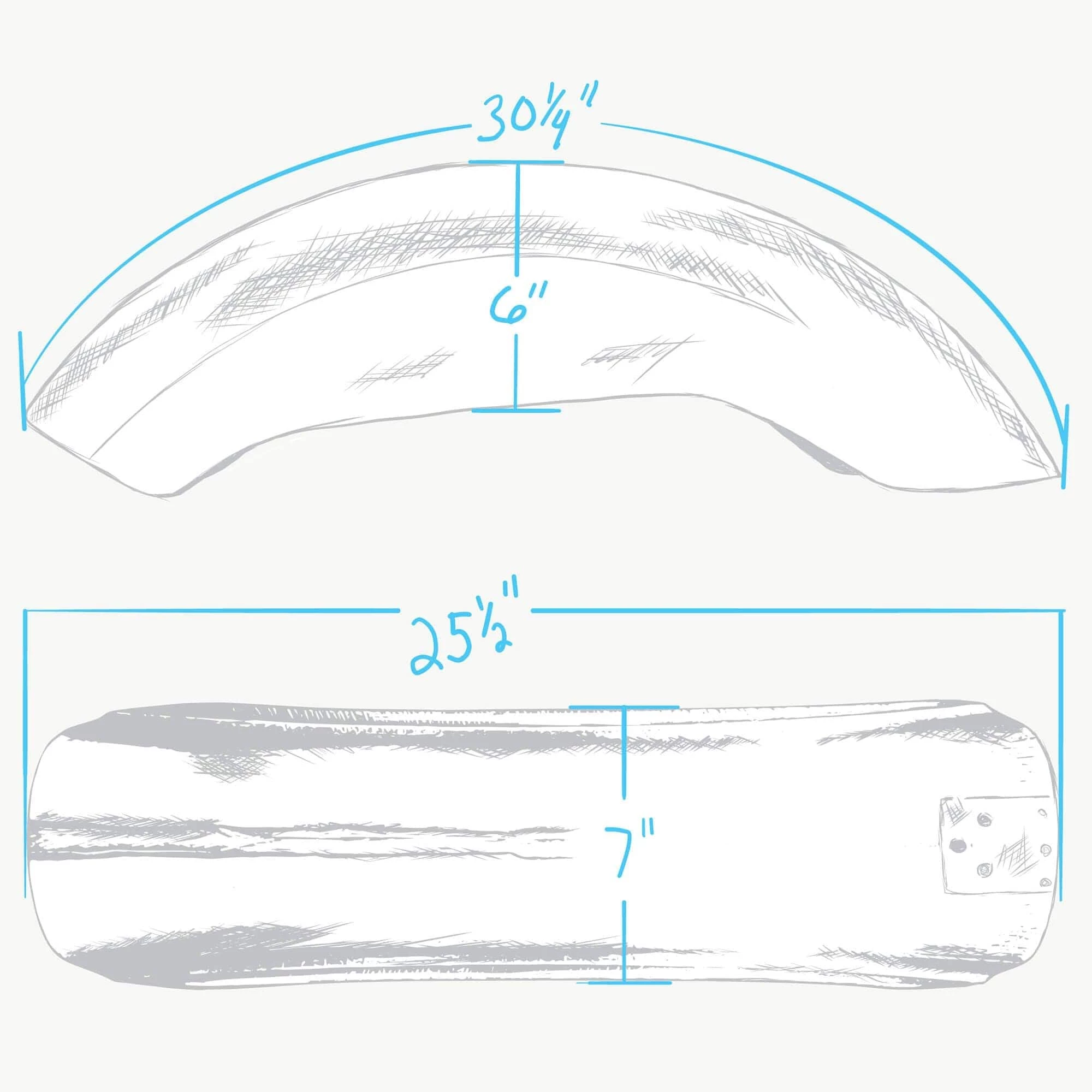 Cycle Standard Bobbed Undrilled Rear Fender - 1989-2003 Harley Davidson Sportster XL Models 4 Cycle Standard Bobbed Undrilled Rear Fender - 1989-2003 Harley Davidson Sportster XL Models - Image 4