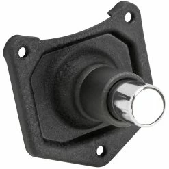 Cycle Standard Remote Direct Starter Solenoid Button - Black - Harley-Davidson Sportster XL FXST FLST FXD