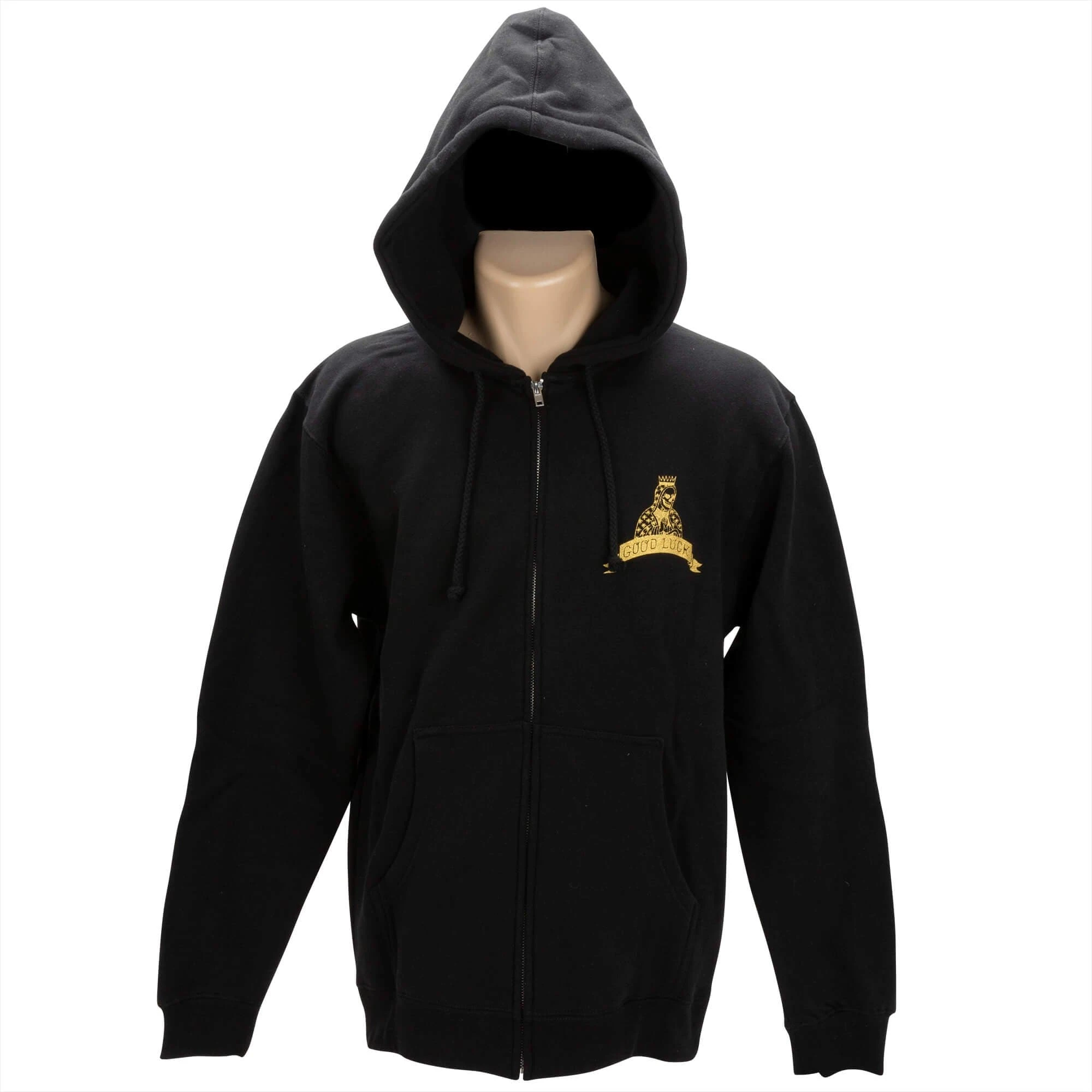 Lowbrow Customs Good Luck Zip-up Hooded Sweatshirt 3 Lowbrow Customs Good Luck Zip-up Hooded Sweatshirt - Image 3