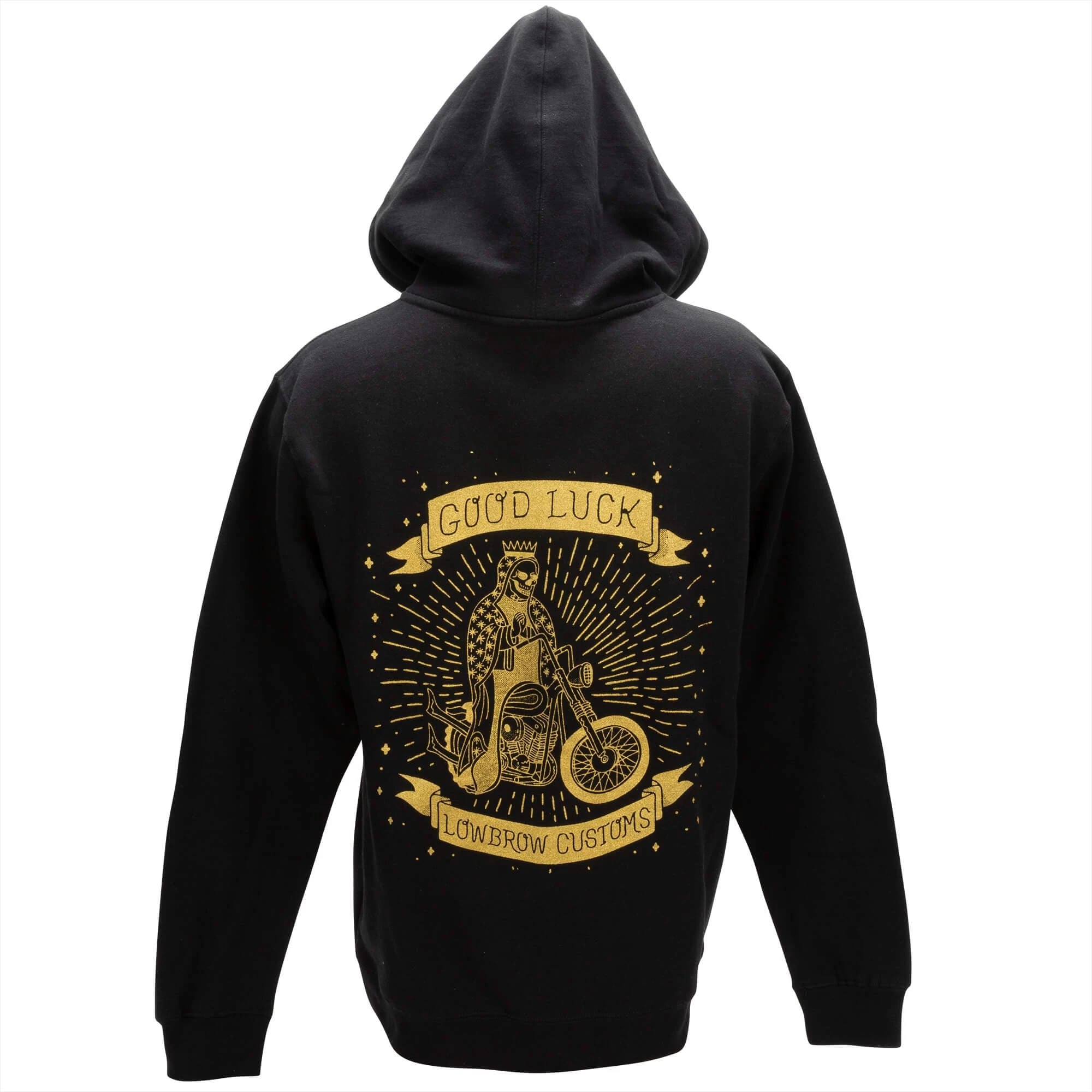 Lowbrow Customs Good Luck Zip-up Hooded Sweatshirt 1 Lowbrow Customs Good Luck Zip-up Hooded Sweatshirt