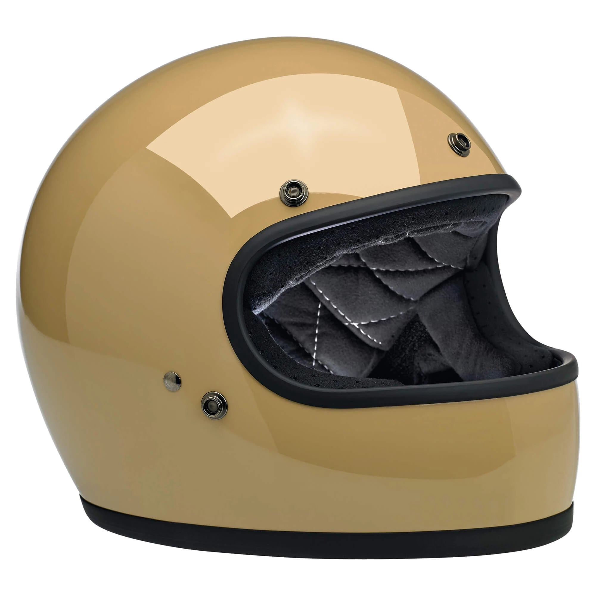 Biltwell Gringo DOT/ECE Approved Full Face Helmet - Gloss Coyote Tan 2 Biltwell Gringo DOT/ECE Approved Full Face Helmet - Gloss Coyote Tan - Image 2