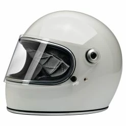 Biltwell Gringo S DOT/ECE Approved Full Face Helmet - Gloss White