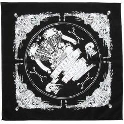 Lowbrow Customs Bandanna 3 Pack - Made In The USA -Biltwell Shop 010132 Lowbrow Customs Knucklehead Bandanna Made in the USA Black 12 f6c082ec 5ec6 4b37 a2fd 03f1189c80bc