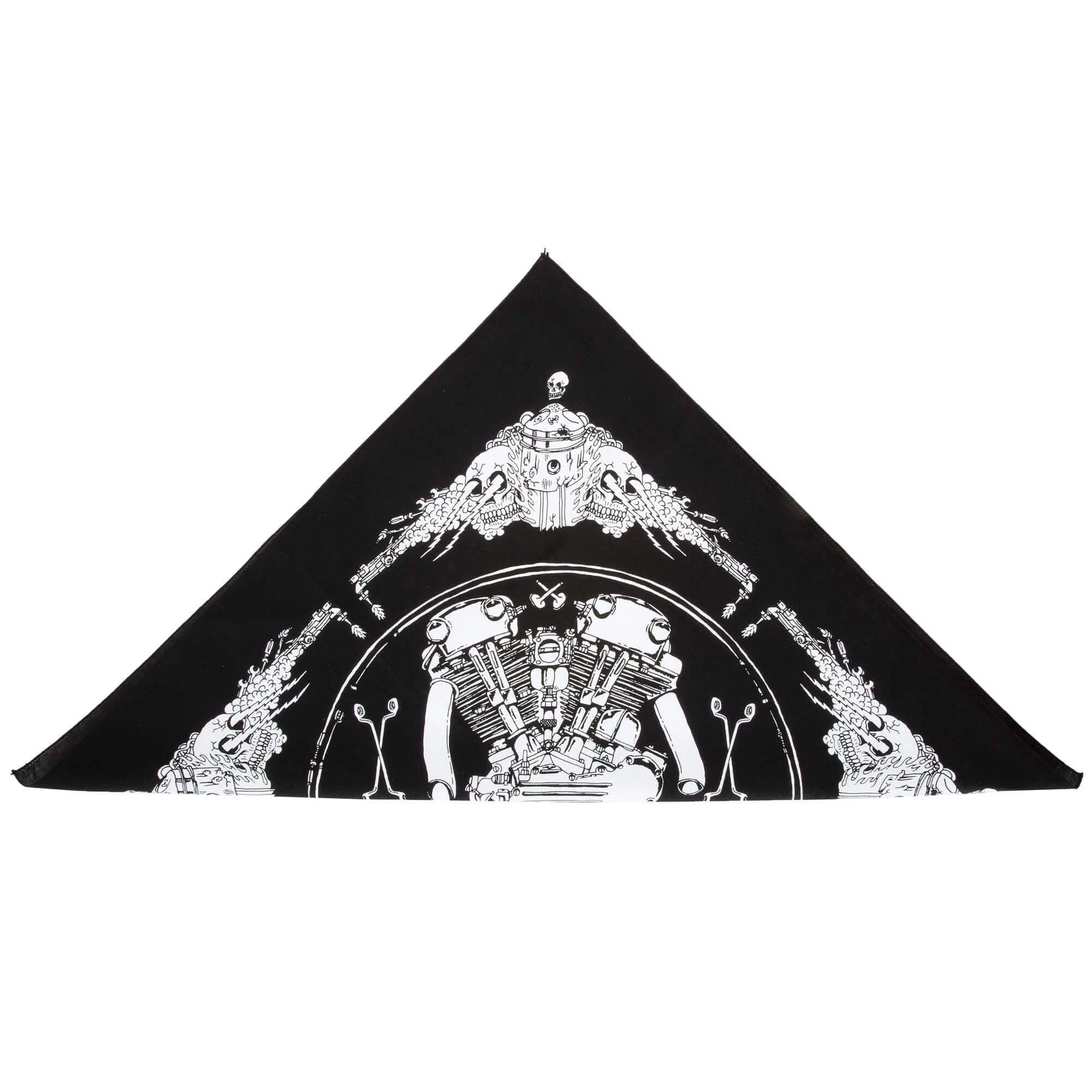 Lowbrow Customs Knucklehead Bandanna - Made In The USA 4 Lowbrow Customs Knucklehead Bandanna - Made In The USA - Image 4
